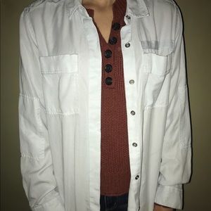 Light blue cotton button up